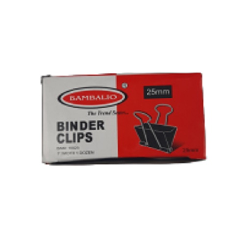 BAMBALIO BINDER CLIP 25MM 12X1 online with best rate and fast delivery