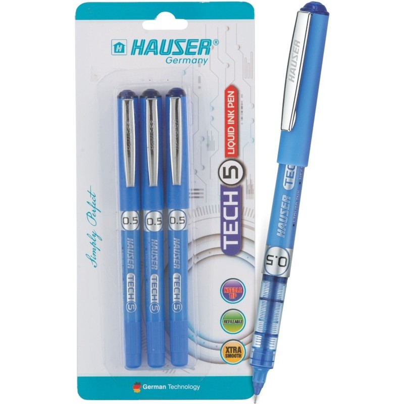 HAUSER ROLLER PEN TECH 5 BLUE