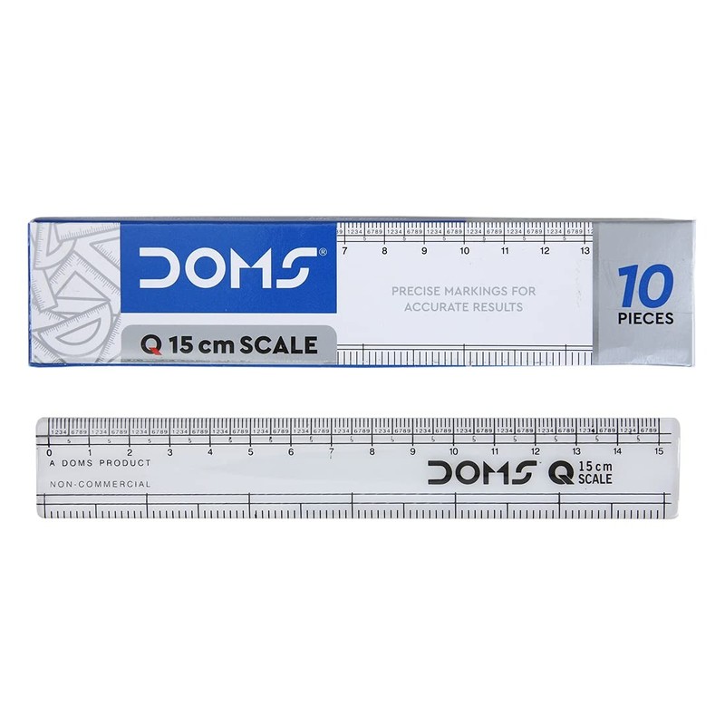 DOMS SCALE PLASTIC 15CM ART 3433