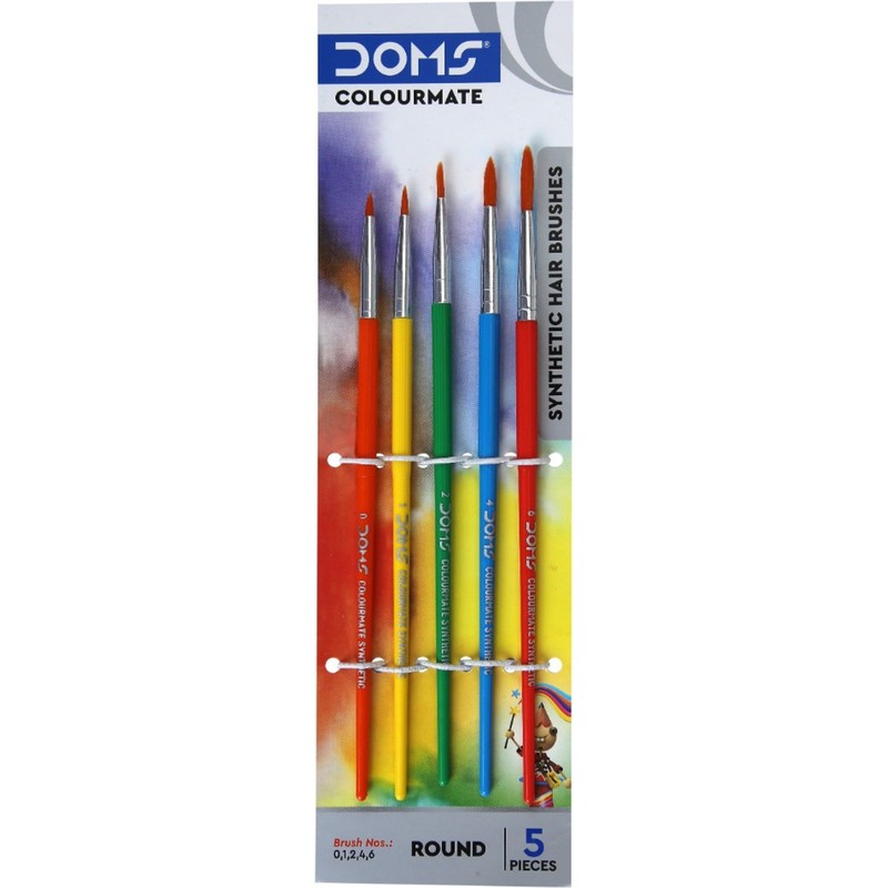 DOMS BRUSH ROUND 5X1P ART8341