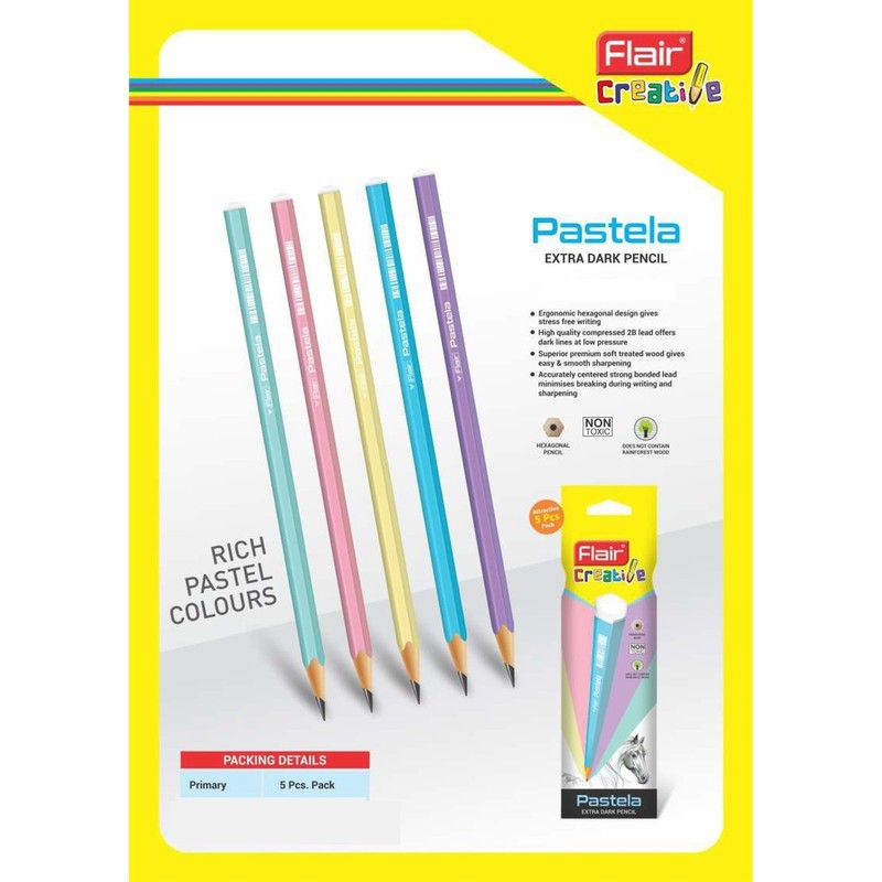 FLAIR PENCIL PASTELA 5X1P