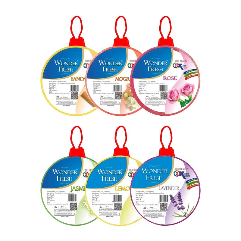 WONDER FRESH AIR FRESHNER FLOWER 60G. SANDAL