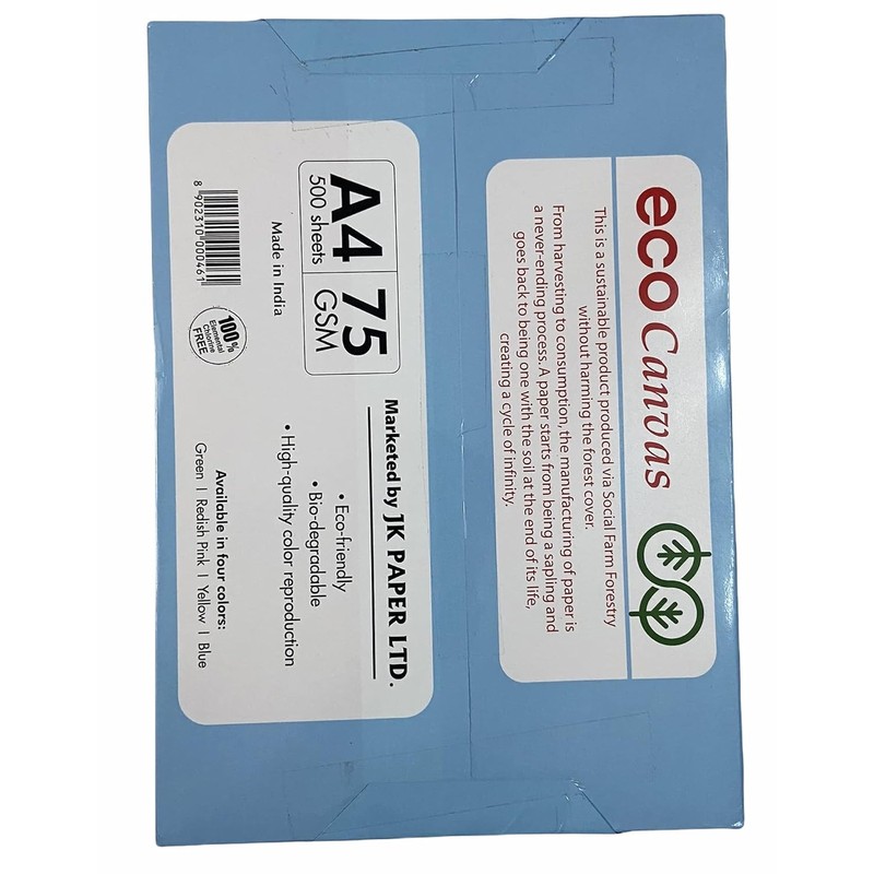 JK ECO CANVAS GREEN A4 75G. 500X1P