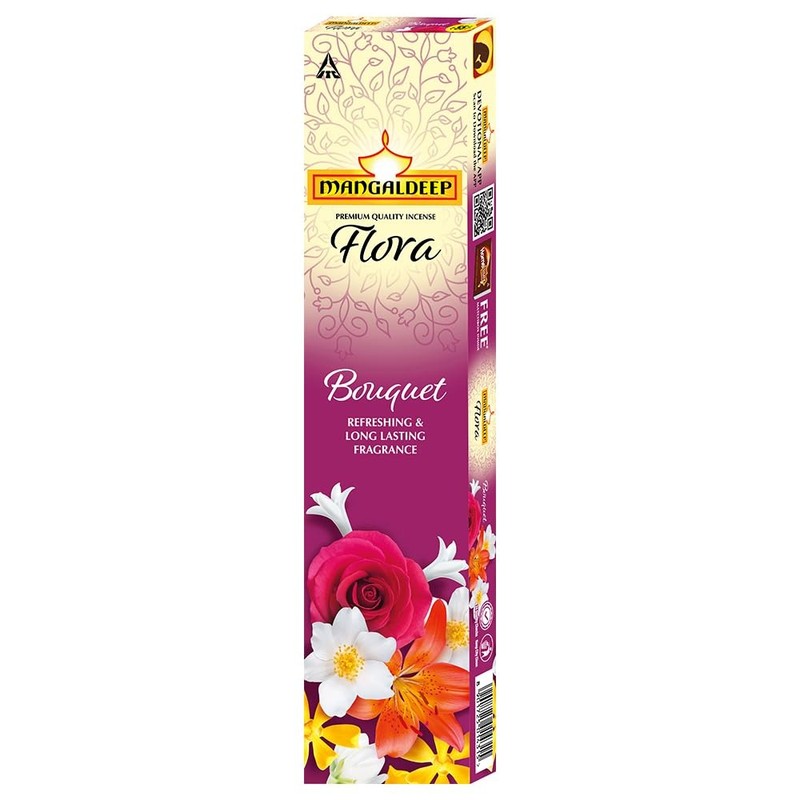 MANGALDEEP AGARBATI FLORA BLISSFUL BOUQUET 125G.