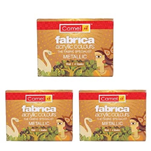 CAMEL FABRICA ACRYLIC COLOURS METALLIC 6X1SET 2206606