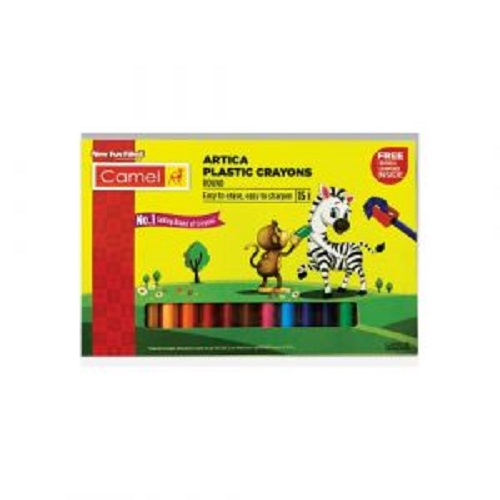 CAMEL PLASTIC CRAYONS 15SHADES 4432539