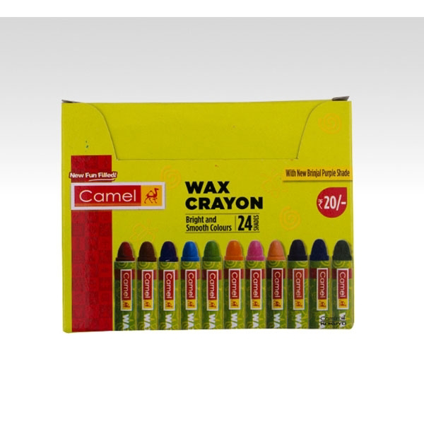 CAMEL WAX CRAYONS 24SHADE 4520634