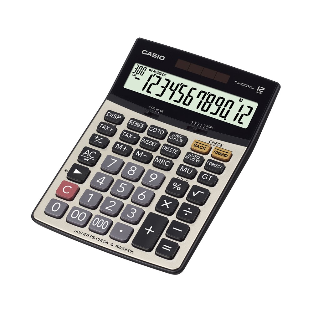 CASIO CALCULATOR 12DGT DJ-220DPLUS CB156