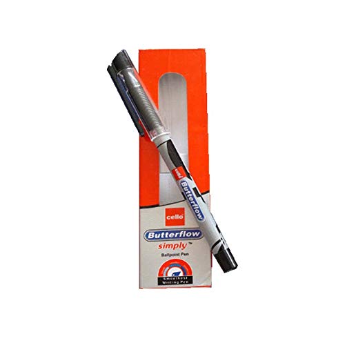 CELLO BALLPEN BUTTER FLOW SIMPLY BLACK