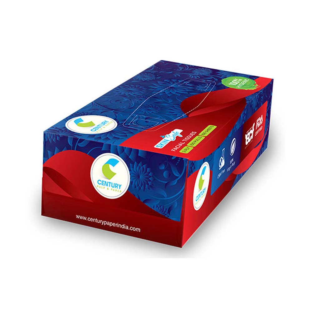 CENTURY TISSUE FACIAL 20X20CM 2ply (100no)