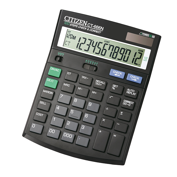 CITIZEN CALCULATOR 12DGT CT-666N