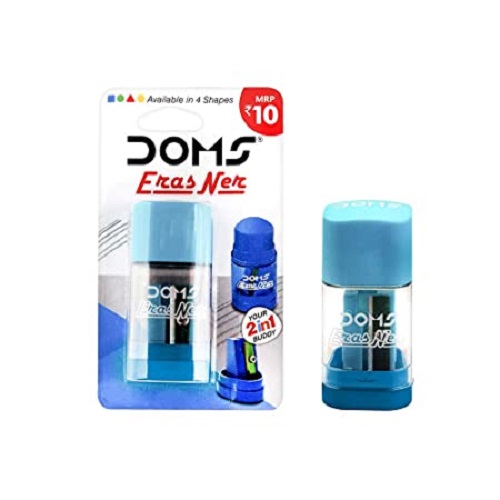 DOMS ERASER SHARPNER 2IN1 (1X1)