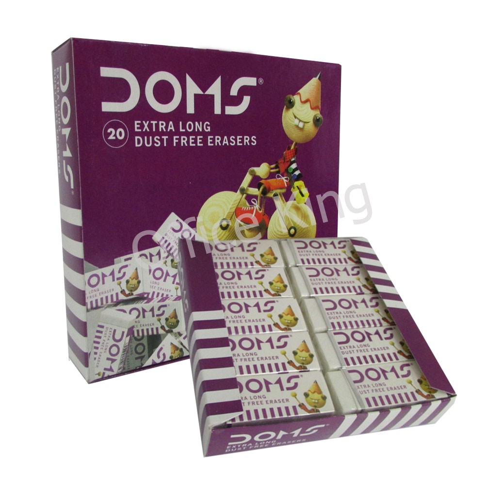 DOMS SCHOOL ERASER NON DUST SMALL (20X1PKT)