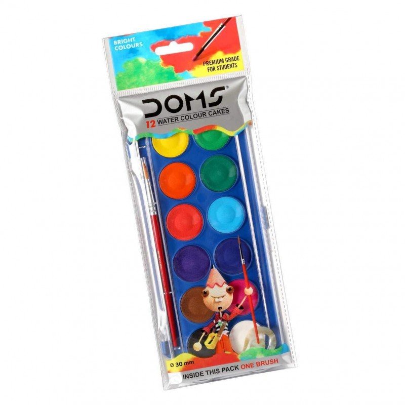 DOMS WATER COLOR 12 SHADES ART NO - 7128