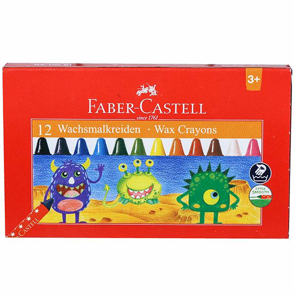 FABER-CASTELL COLOUR WAX CRAYONS 16SHADES 120050