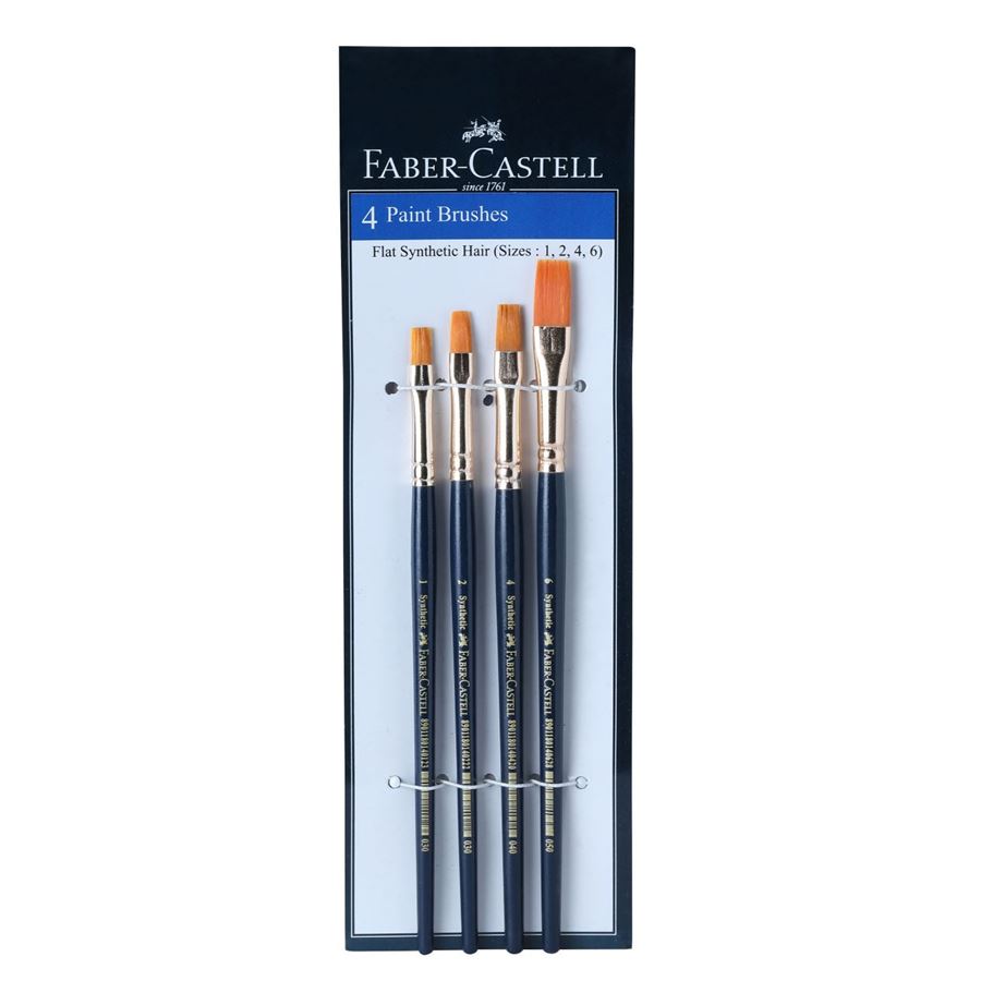 FABER-CASTELL DRAWING BRUSH FLAT (4X1)