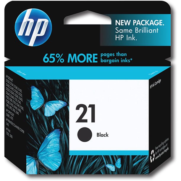 HP INK CARTRIDGE BLACK 21 - C9351A