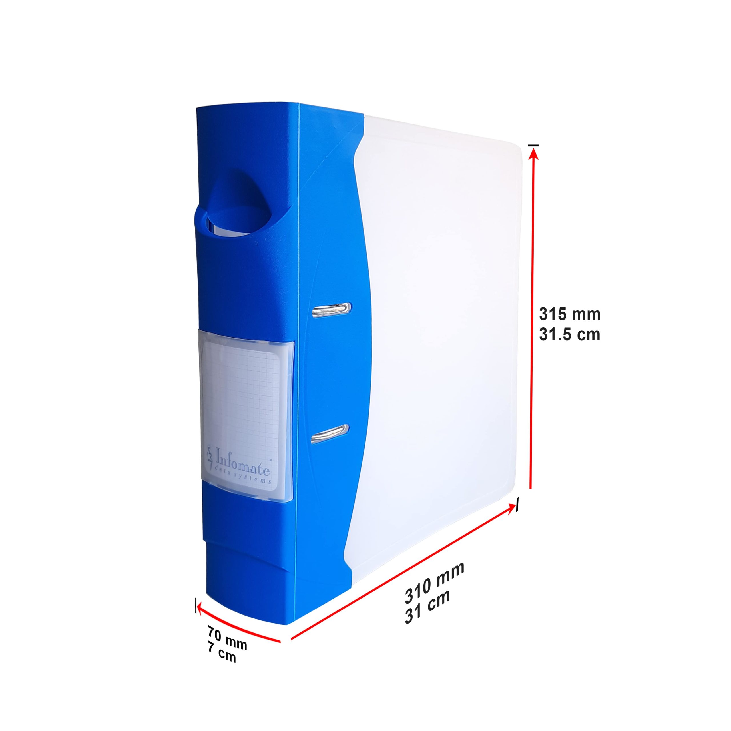 INFOMATE BOX FILE 50MM BLUE (LAFA450BL)