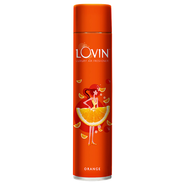 LOVIN AIR FRESHNER ORANGE 125G.