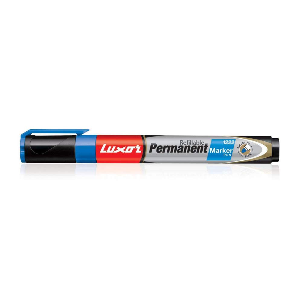 LUXOR MARKER PERMANENT BLUE