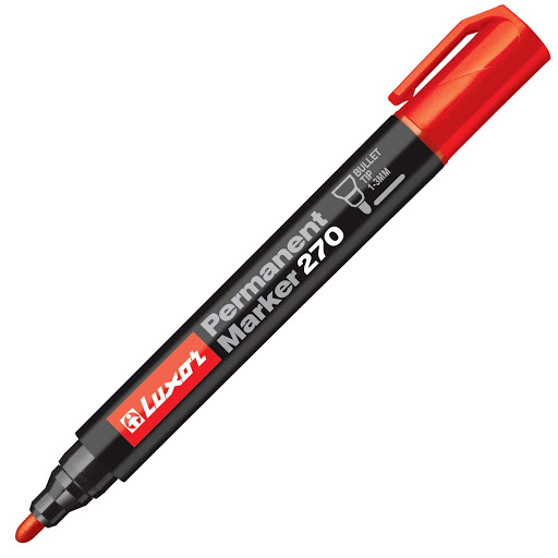 LUXOR MARKER PERMANENT PRO - E RED
