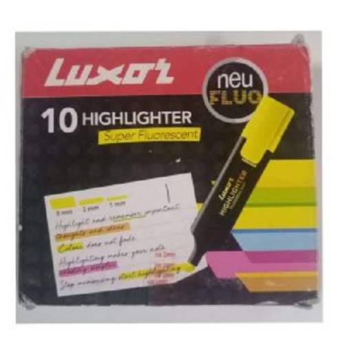 LUXOR MARKER TEXTLINER YELLOW