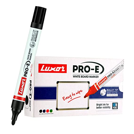 LUXOR MARKER WHITE BOARD PRO - E BLACK