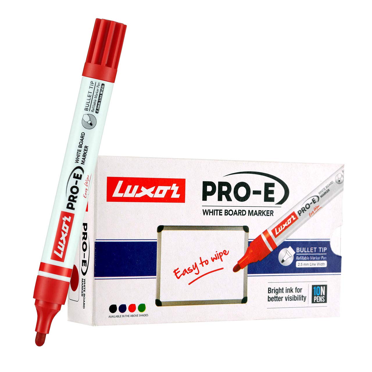 LUXOR MARKER WHITE BOARD PRO - E RED