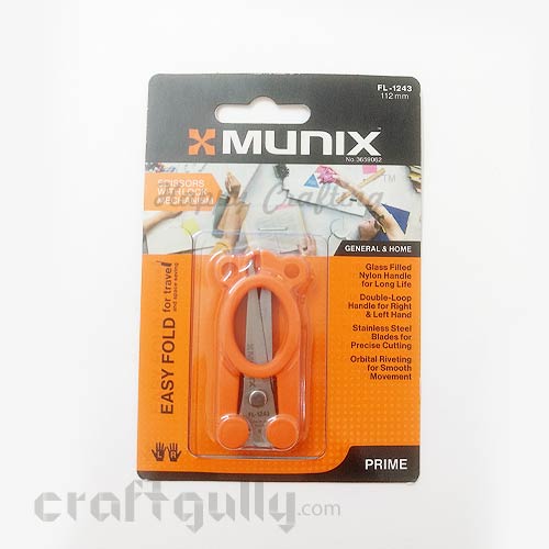 MUNIX SCISSORS FL-1243 112MM FOLDING