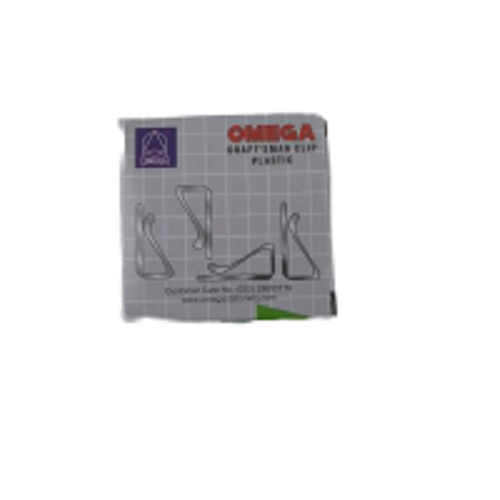 OMEGA DRAWING BOARD CLIP 1658 (4X1P) PLASTIC