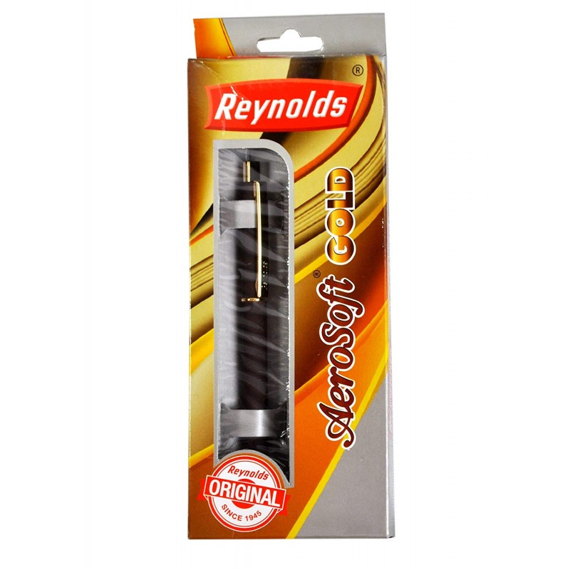 REYNOLDS BALLPEN AEROSOFT GOLD BLUE