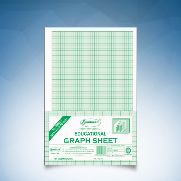 SUNDARAM SCHOOL GRAPH PAPER GP1 - 100X1PKT